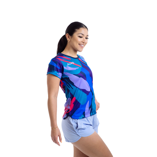 Aixo Abstract T-Shirt Womens (Multicolour)