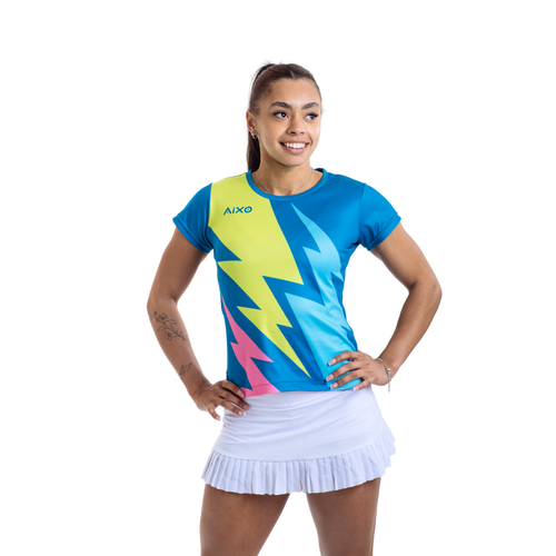 Aixo Bolt T-Shirt Womens (Pink)