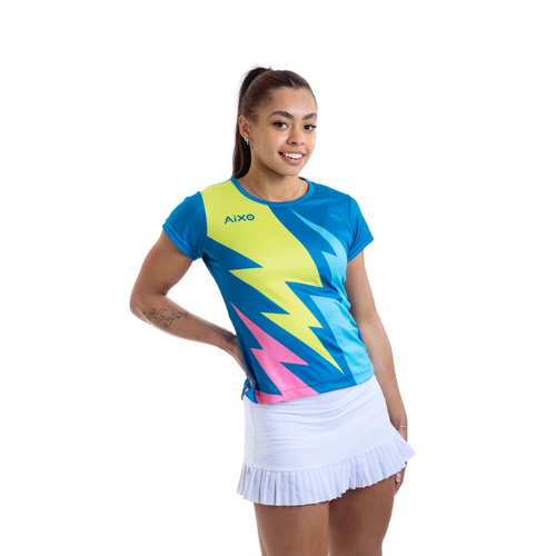 Aixo Bolt T-Shirt Womens (Pink)