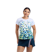 Aixo Pixel T Shirt Women (White)