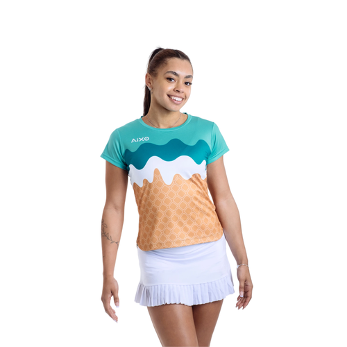 Aixo Sundae Womens T Shirt Mint Delight