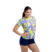 Aixo Tagged Womens T Shirt Lime