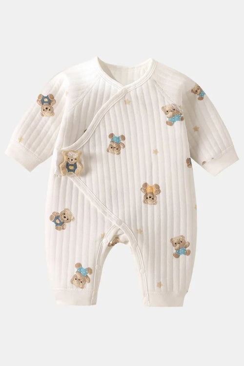 The Cozy Blue Boucle Baby Bear & Charming Bear Personalised Gift Box