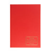 Cathedral -  Accounts Book  3 Debit, 9 Credit Columns - Red (69/3/9.1)
