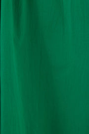 Zoeline Recycled Cotton Midaxi Skirt - Green