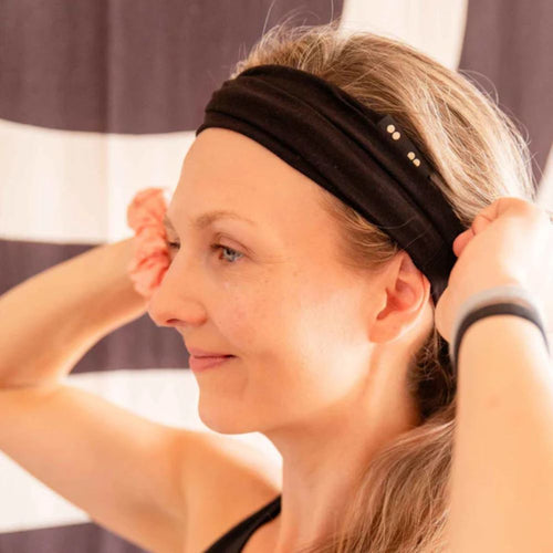 KOOSHOO Twist Headband Jet Black – Organic Fairtrade
