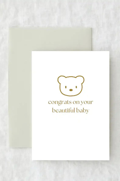 Congrats On Your Beautiful Baby - Gift Card