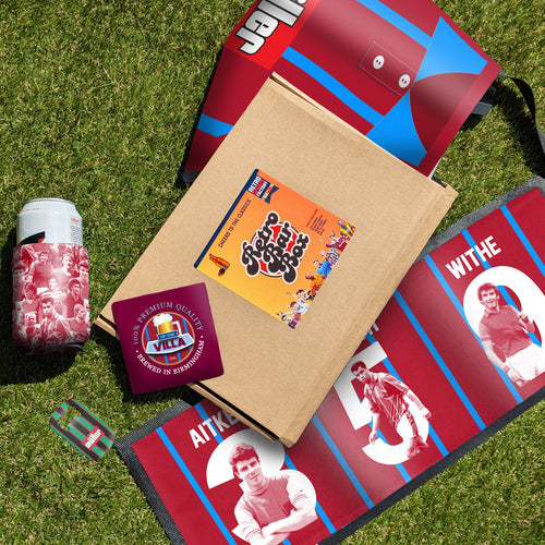 Aston Villa Football BBQ Box Bundle | Retro Man Cave Set