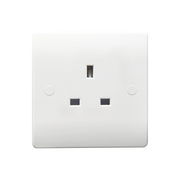 Caradok 1G 13A SP Unswitched Socket