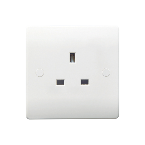 Caradok 1G 13A SP Unswitched Socket