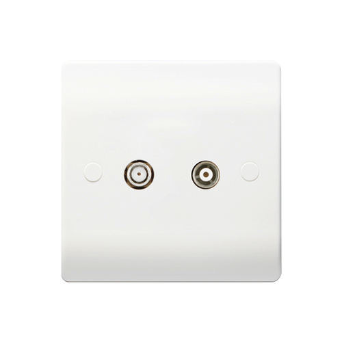 Caradok 1G Satellite Socket + Coax Socket