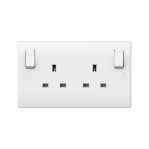 Caradok 13A DP Switched Socket Outboard Rocker