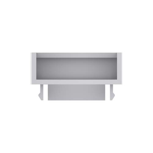 Caradok Mini Trunking Adaptor Size 2 For PVC Boxes