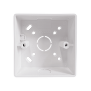 Caradok 1G 32mm PVC Box c/w Conduit/Mini Trunking K/O