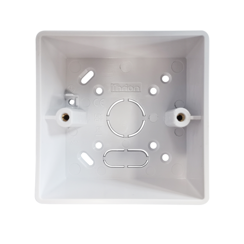 Caradok 1G 44mm PVC Box Plain Sided