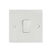 Caradok 1G 2Way 10A Switch Squared Edge