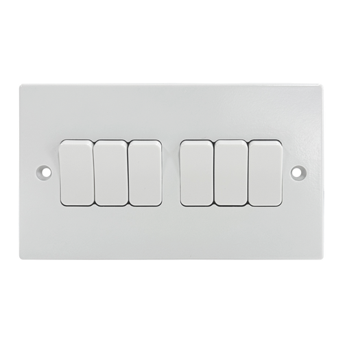 Caradok 6G 2Way 10A Switch Squared Edge