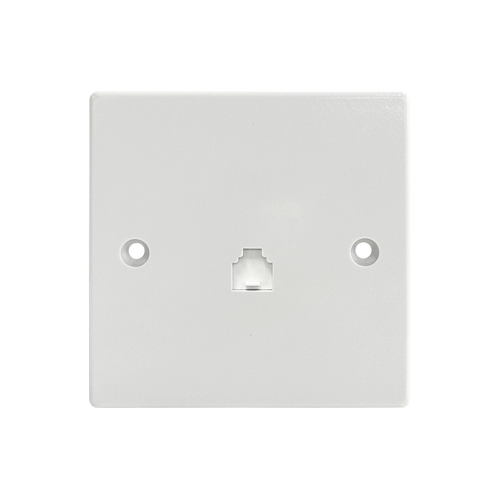 Caradok 1G Telephone Socket RJ11 Squared Edge