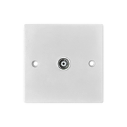 Caradok 1G Coax Socket Squared Edge