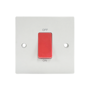Caradok 1G 45A DP Switch Squared Edge