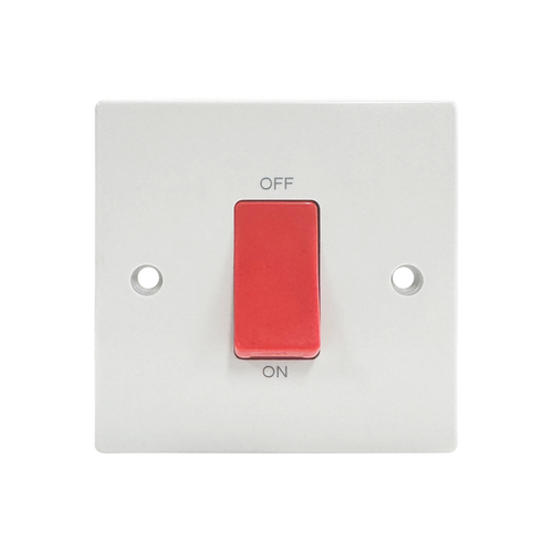 Caradok 1G 45A DP Switch Squared Edge