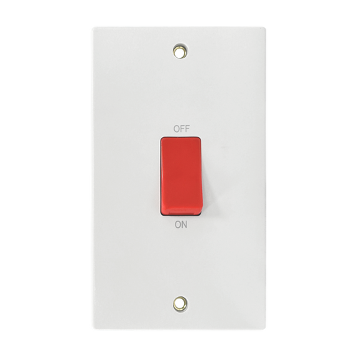 Caradok 2G 45A DP Switch Squared Edge