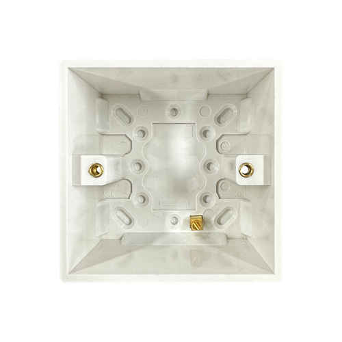 Caradok 1G 35mm White Pattress Squared Edge