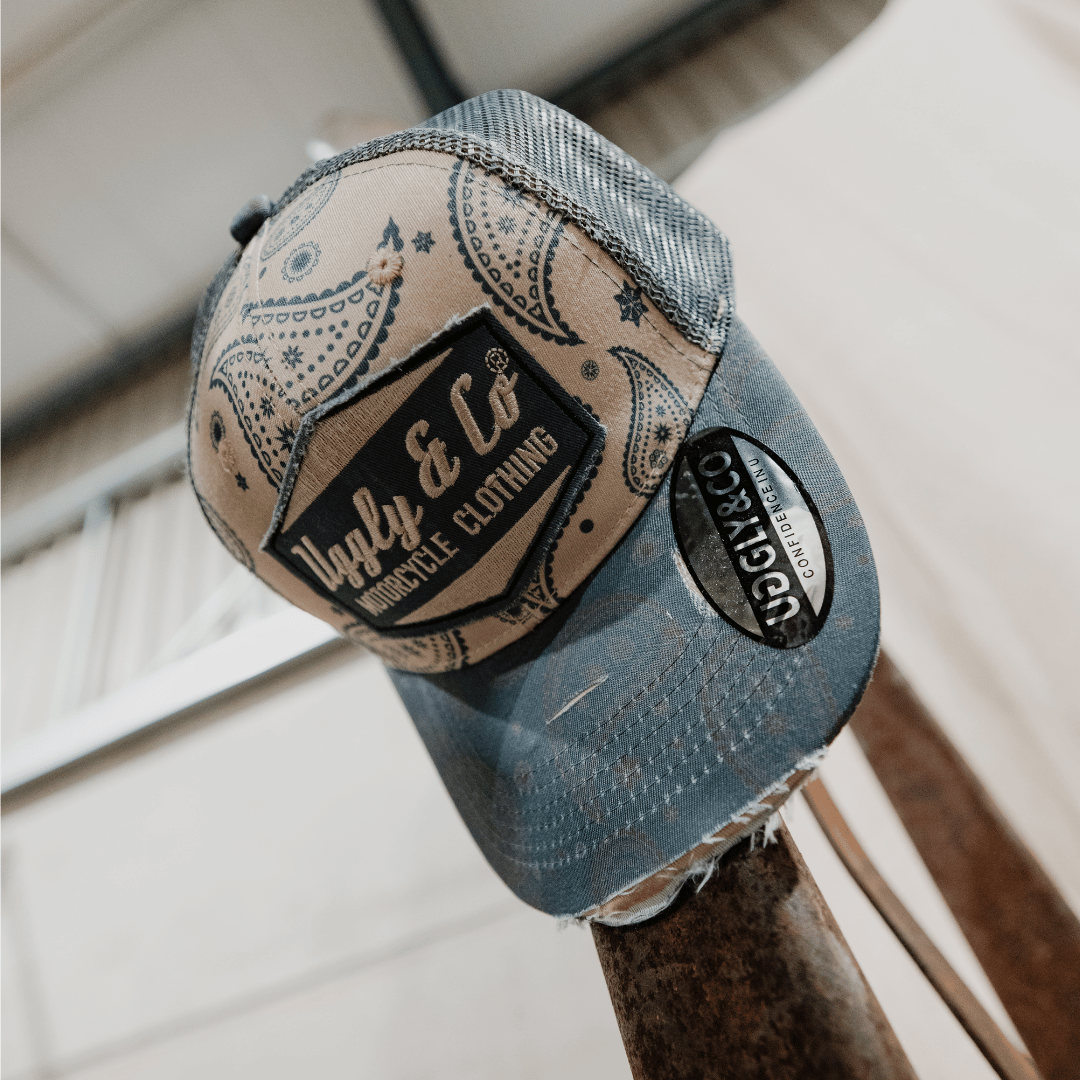 Bandana Diamond Trucker Hat