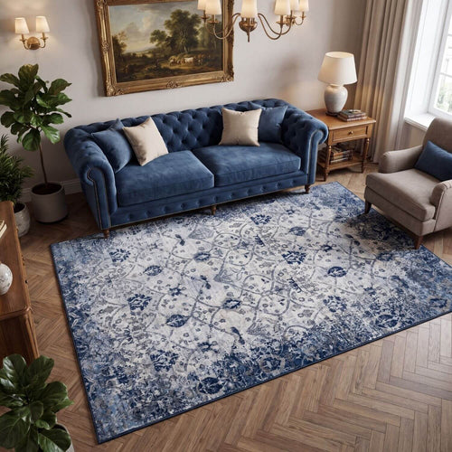 Montana Vintage Navy Rugs | 4030
