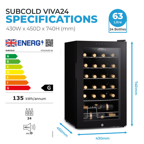 Subcold Viva24 LED Wine Cooler