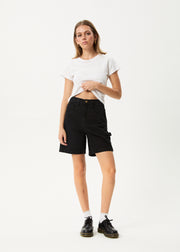 Afends Emilie- Denim Workwear Short