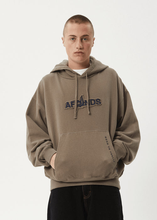 Afends Antic- Boxy Hoodie