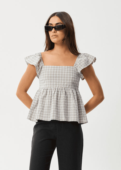 AFENDS Seersucker Top