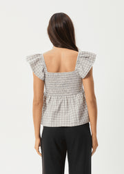 AFENDS Seersucker Top
