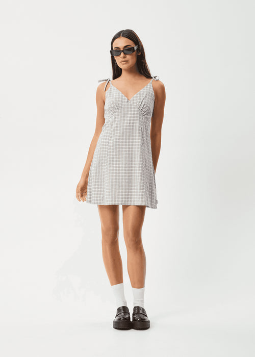 AFENDS Drew Seersucker Mini Dress