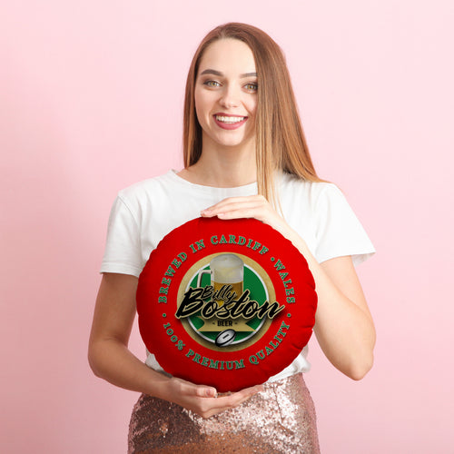 Wales Rugby League Boston  - Legend Collection - Circle Cushion 14"