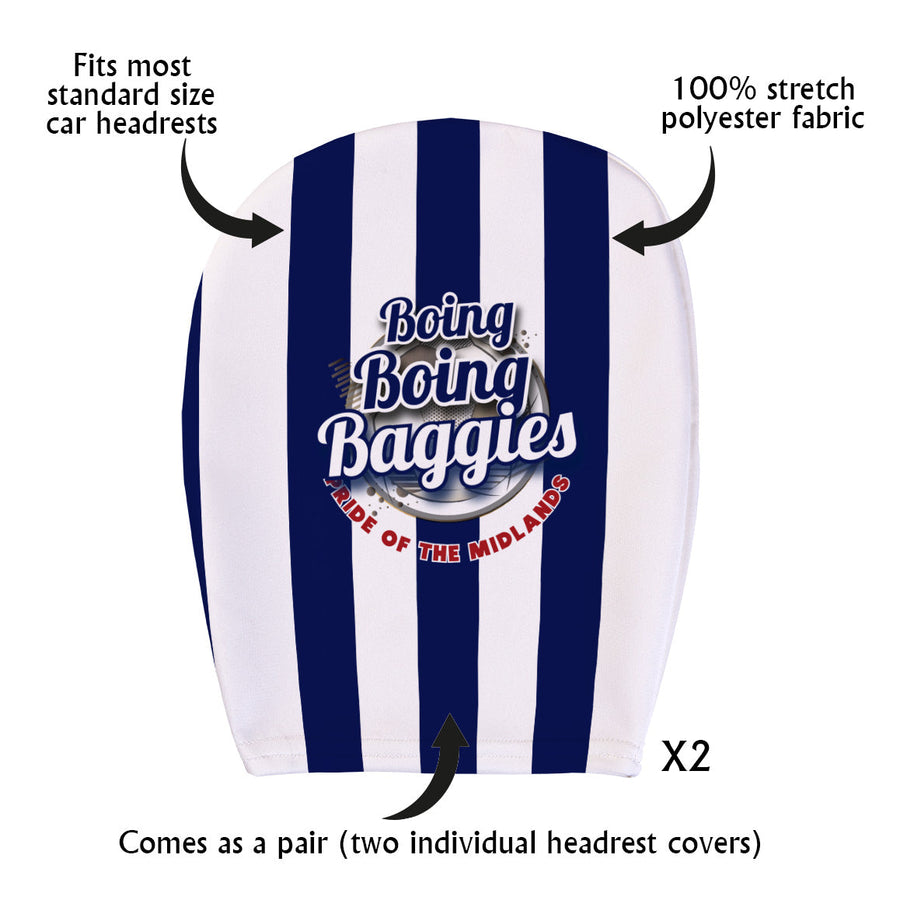 West Brom Boing Boing - Football Legends - Headrest Cover