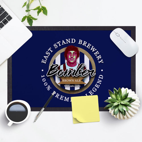 West Brom Brown  - Football Legends - Door Mat -60cm X 40cm