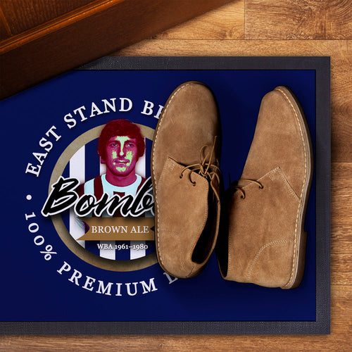 West Brom Brown  - Football Legends - Door Mat -60cm X 40cm