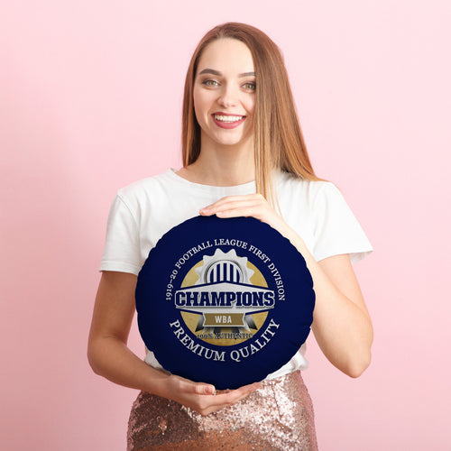 West Brom Champions - Football Legends - Circle Cushion 14"
