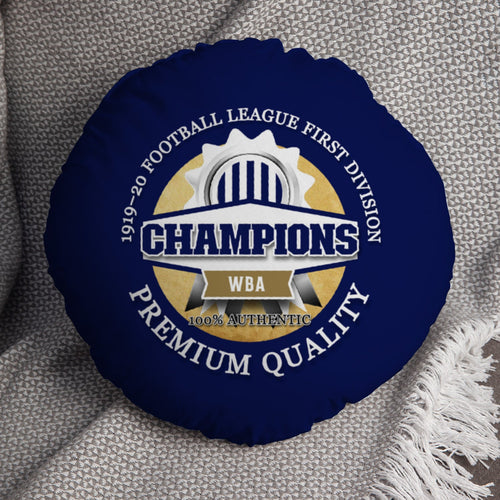 West Brom Champions - Football Legends - Circle Cushion 14"