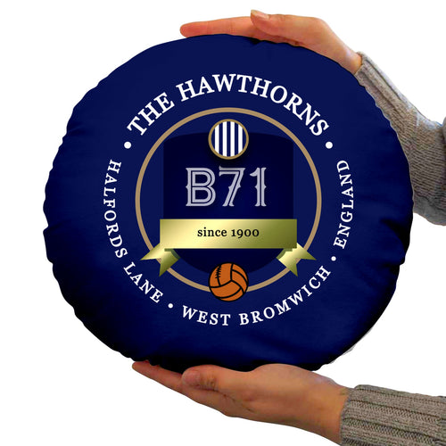 West Brom Hawthorns - Football Legends - Circle Cushion 14"