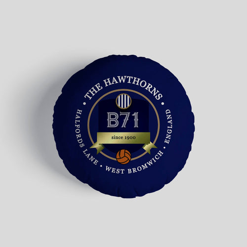 West Brom Hawthorns - Football Legends - Circle Cushion 14"