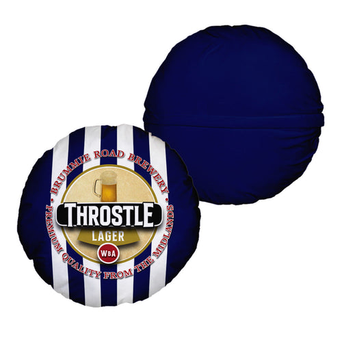 West Brom Throstle - Football Legends - Circle Cushion 14"