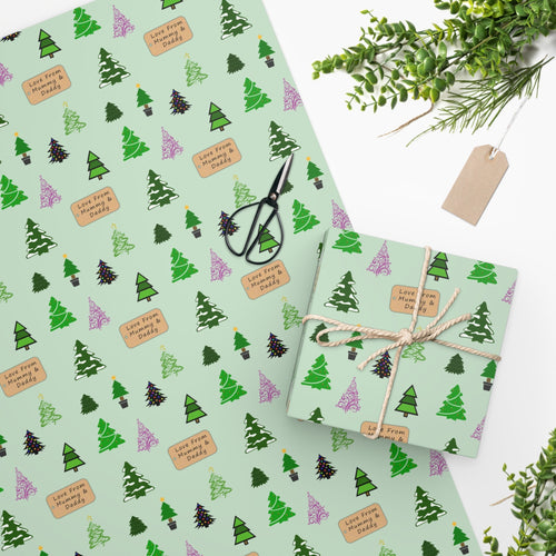 Personalised Christmas Wrapping Paper - Design 2