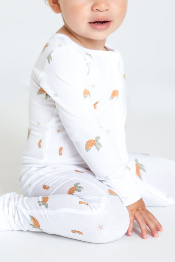 Ocean Bamboo Zip Sleepsuit One Piece