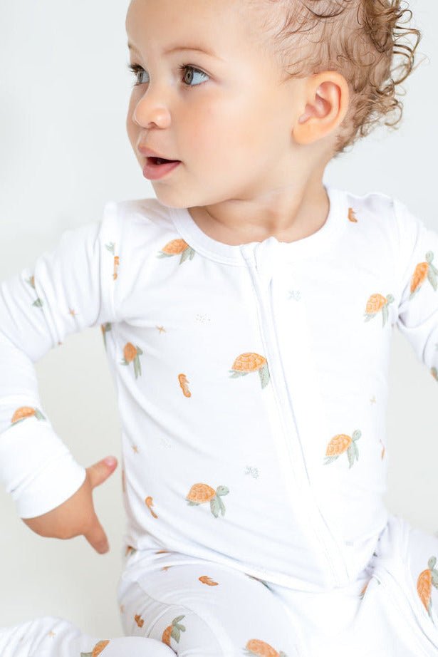Ocean Bamboo Zip Sleepsuit One Piece