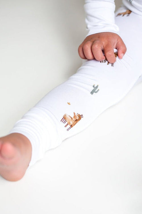 Llama Bamboo Two-Piece Set Long Sleeve Pyjamas