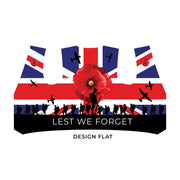 Remembrance - GB Flag - Lest We Forget - Novelty Costume Fancy Dress Waistcoat ( 4 sizes available )