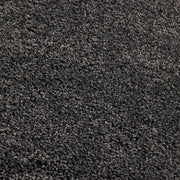 Washable Charcoal Shaggy Rug